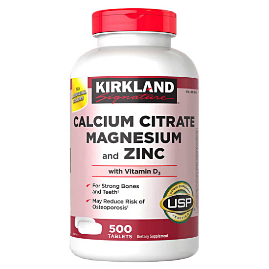 칼슘 시트레이트 마그네슘 아연 500정 (해외)