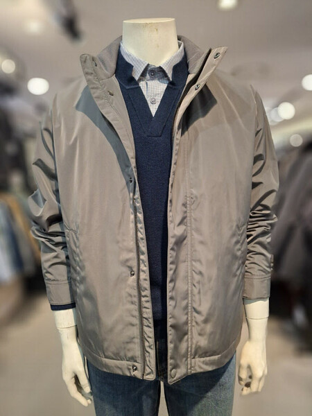 트레몰로 탈부착 패딩라이너 점퍼 차콜 TRNCL6SC43105