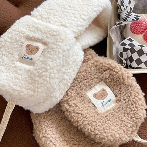 셀러허브 패션 JHQS8JNQ_4B 뽀글뽀글 잡화 곰돌이 귀마개 군밤 패션잡화_이미지