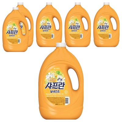 샤프란 실내건조 로맨틱 코튼 3.1L (6개)_이미지