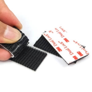 3M 스카치 듀얼락 양면테이프 벨크로 찍찍이 SJ3550CF 블랙2.54cmX25cm