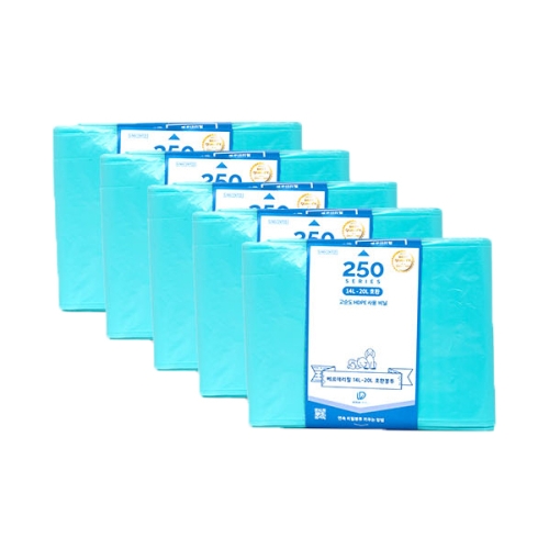 베르데 5매 10매 매직캔 리필 호환 비닐봉투 280 250 220 250_5