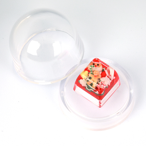 OSHID 크리스마스 투명 레진 아티산 포인트 키캡