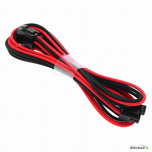 Phanteks PH-Extension Cable Combo Set BLACK/RED (0.5m)_이미지