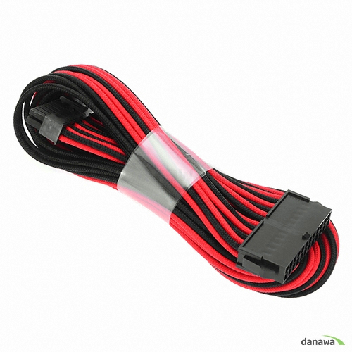 Phanteks PH-Extension Cable Combo Set BLACK/RED (0.5m)_이미지