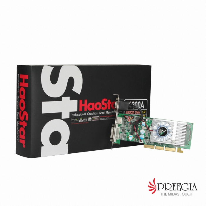 HAOSTAR ������ 6200A Ostar D2 256MB AGP LP