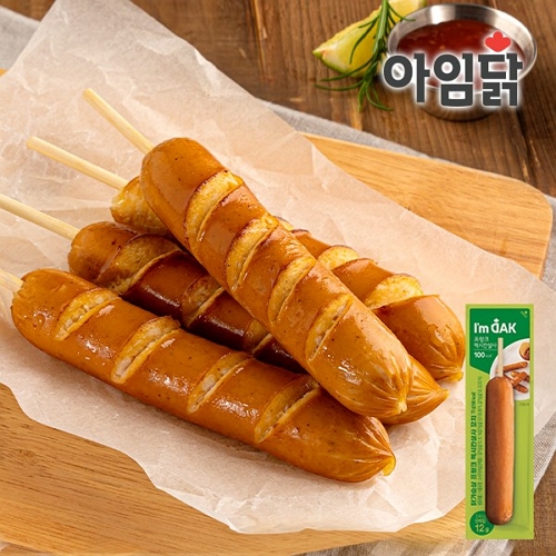 와이즈유엑스글로벌 아임닭 닭가슴살 프랑크 멕시칸살사 꼬치 70g (20개)