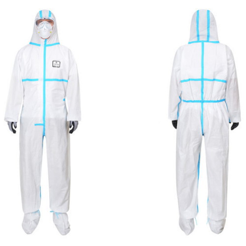 아스가드 화학물질용 전신보호복 원피스 SMMS-550W+ (10개)_이미지