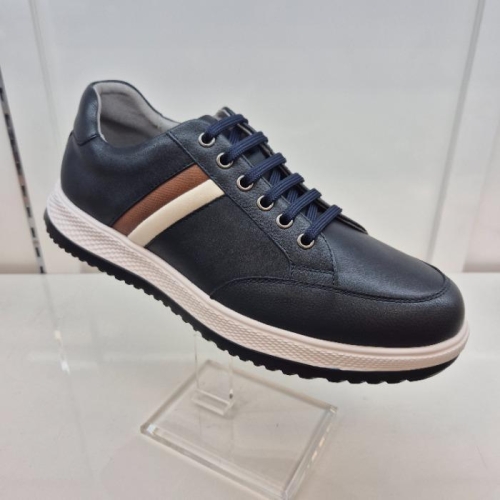 엘칸토 HC11 소가죽 남성스니커즈 세미케주얼 스니커즈 P2V2U5T1359 S45039588_이미지