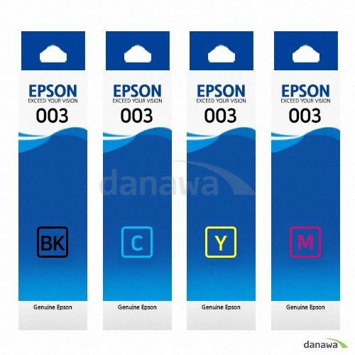 Epson 정품 003 (T00V1, T00V2, T00V3, T00V4) 4색 세트