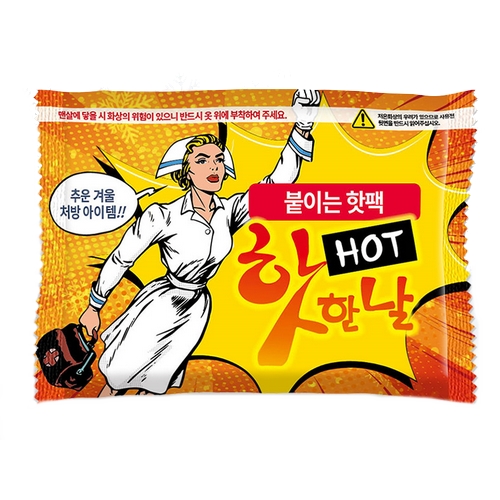 바이온 핫한날 붙이는 핫팩 48g (30개)
