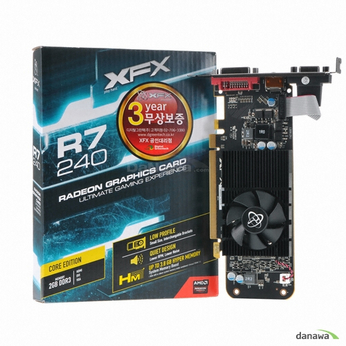 XFX 라데온 R7 240 D3 2GB LP_이미지