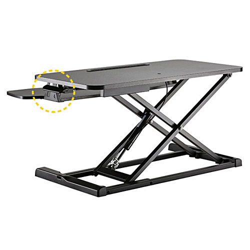 동서가구 유로밍 스탠딩 높이조절 수동 책상 거치형 (800x400)_이미지