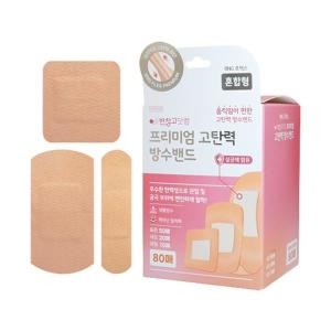 밴드골드 반창고닷컴 프리미엄 고탄력 방수밴드 80매 (5팩(400매))