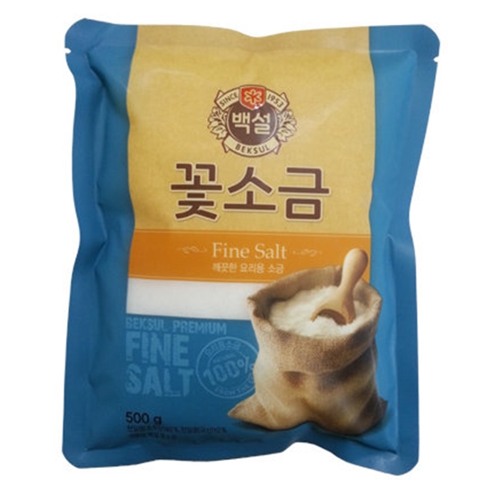 CJ제일제당 백설 꽃소금 500g (1개)