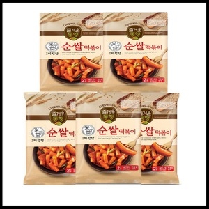 CJ제일제당 즐거운동행 미정당 순쌀떡볶이 401.2g (5개)_이미지