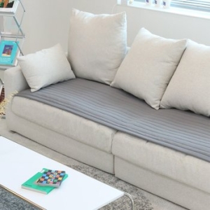 오블롱 세미마이크로 소파패드 4단 그레이