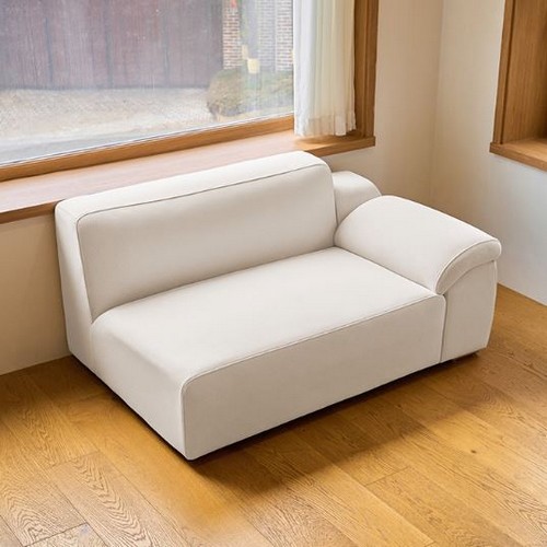 허그 아쿠아텍스 패브릭 소파 2인용