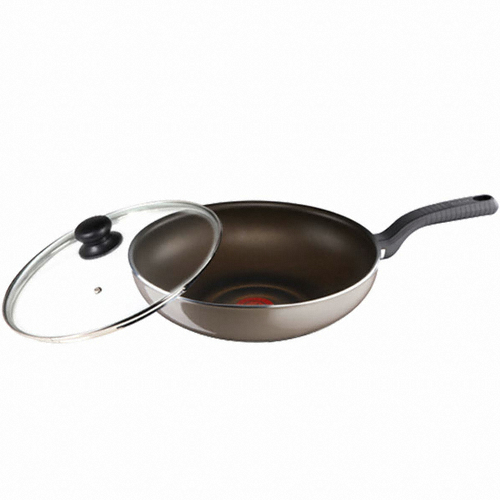 테팔 ㅤ쏘옵티말 티타늄코팅 볶음팬 (28cm+유리뚜껑)_이미지