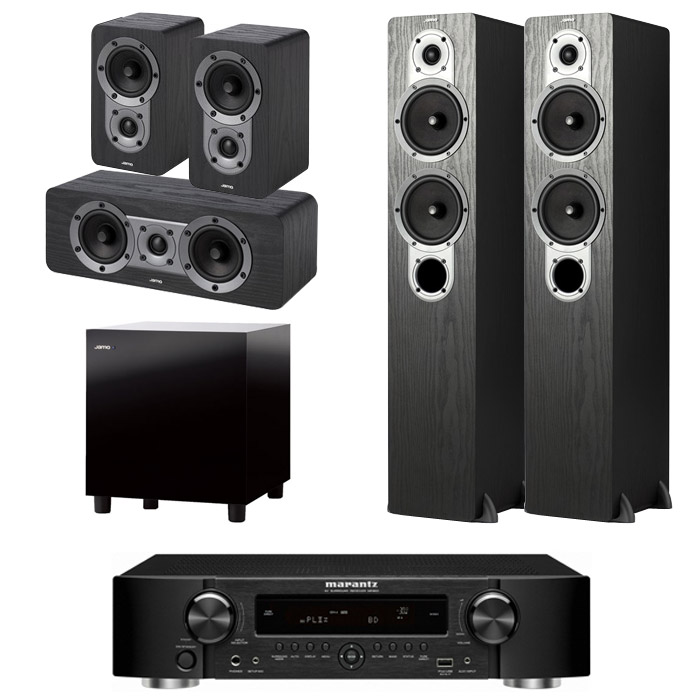 야모 S426 5.1채널 + 마란츠 AV리시버 (NR1601, SUB-210)