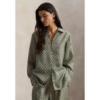 폴로랄프로렌 WOVEN-SHIRT Button-down blouse 2014 wood block spikey flower 7503339