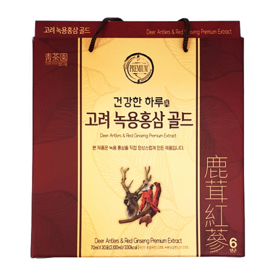 청다원 고려 녹용홍삼 골드 70ml 30포 (1개)_이미지