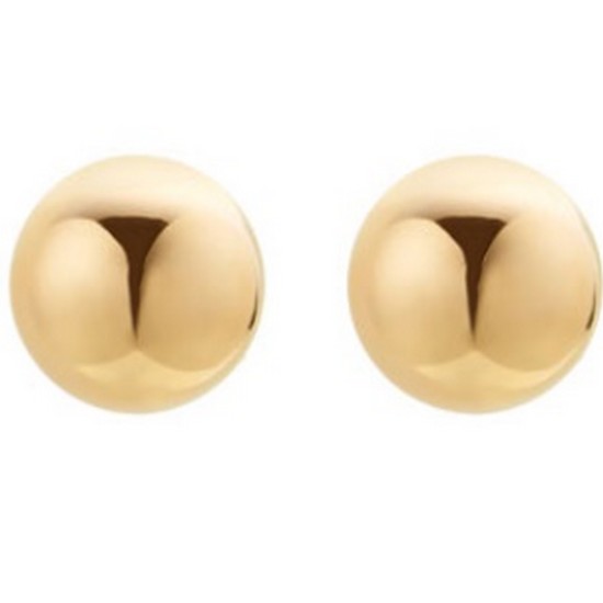 모아르 14K 귀걸이 핀 침 금귀걸이 볼 귀걸이 5mm_이미지