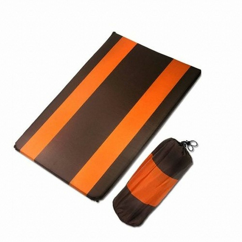 노마드 황동 2구 자충매트 더블 브라운 오렌지 (133x190)_이미지