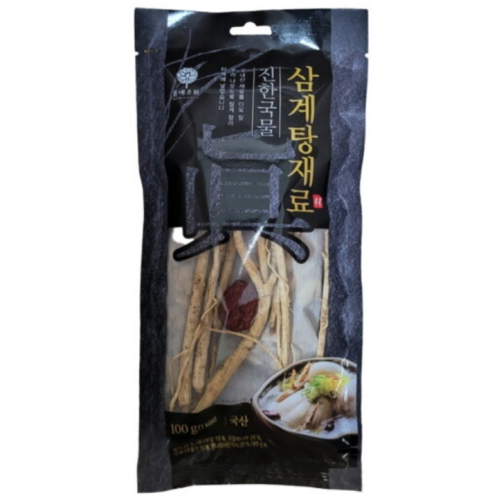 진한국물 삼계탕재료 100g
