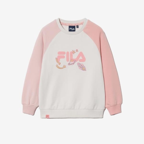 휠라 키즈 키즈 TOD 라글란 컬러블럭 맨투맨 FK2POG4501X_PEL_이미지