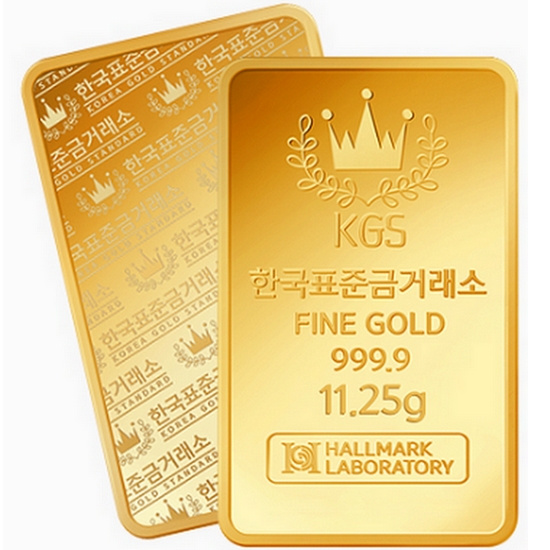 한국표준금거래소 순금 골드바 11.25g (1개)_이미지