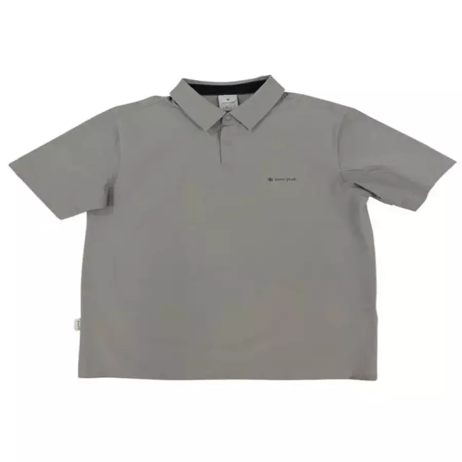 스노우피크 37.5 폴로 반팔 티셔츠 Fog Gray S26MMT-PS36 FG