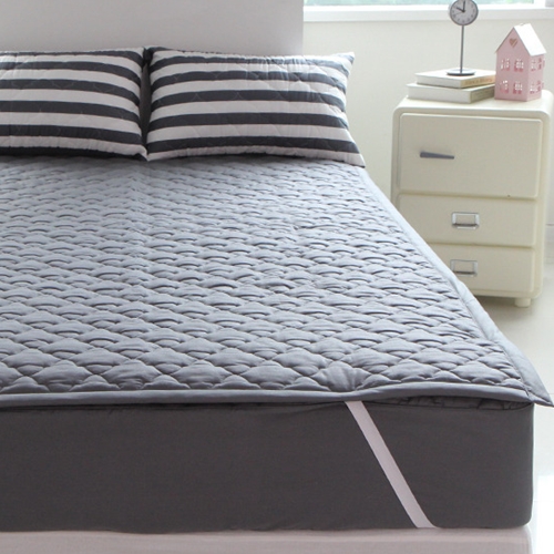 바숨 순면누빔 고정밴딩 침대패드 (슈퍼싱글 SS)_이미지