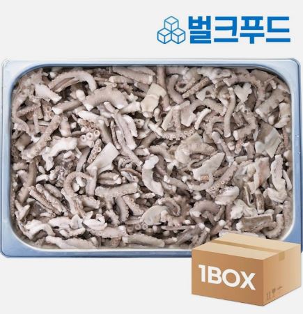 벌크푸드 냉동 손질 절단낙지 10kg (1개)