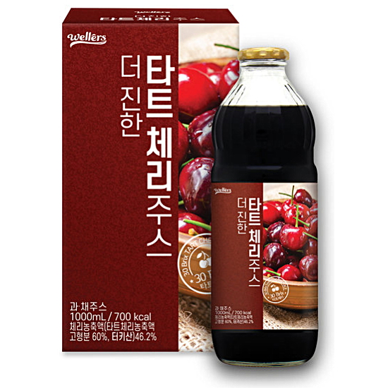 다인내추럴 웰러스 더 진한 타트체리주스 1L (8개)_이미지