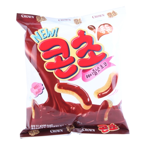 크라운제과 콘초 66g 18입 한박스 18개