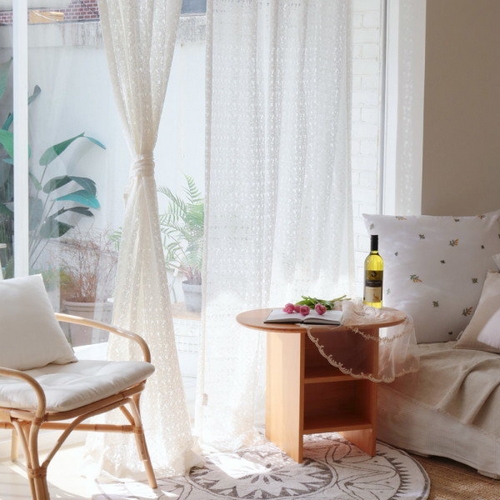 포홈 오드리 레이스 거실커튼