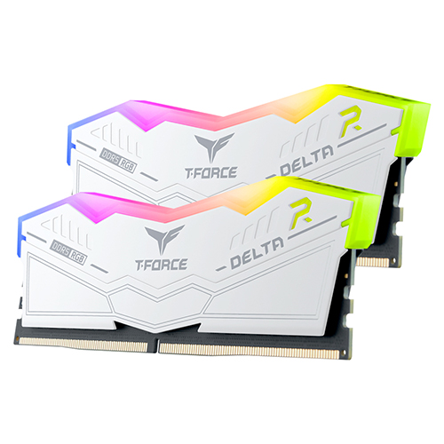 TeamGroup T-Force DDR5-6000 CL30 Delta RGB 화이트 패키지 (32GB(16Gx2))_이미지