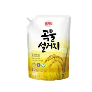 트리오 곡물 설거지 우리현미 리필 1.2L (1개)_이미지