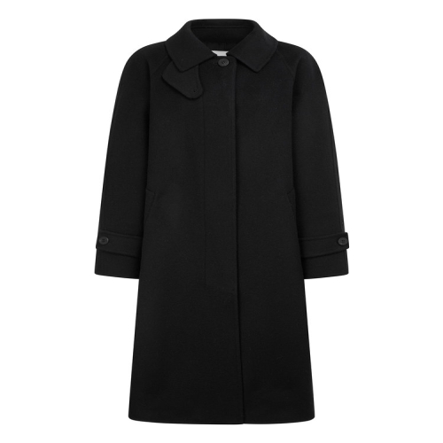 헤지스레이디스 여성 벨티드 롱 맥코트 WSCO4D012BK_이미지