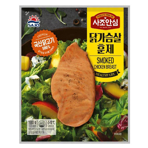 사조대림 닭가슴살 훈제 100g (5개)_이미지