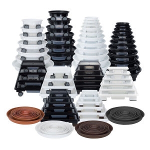 마이플랜트 화분 받침대 정리대 물받침 고정식 이동식