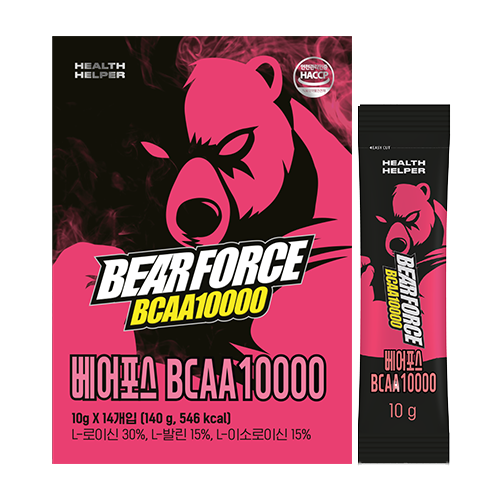 헬스헬퍼 베어포스 BCAA 10000 14포 (3개)