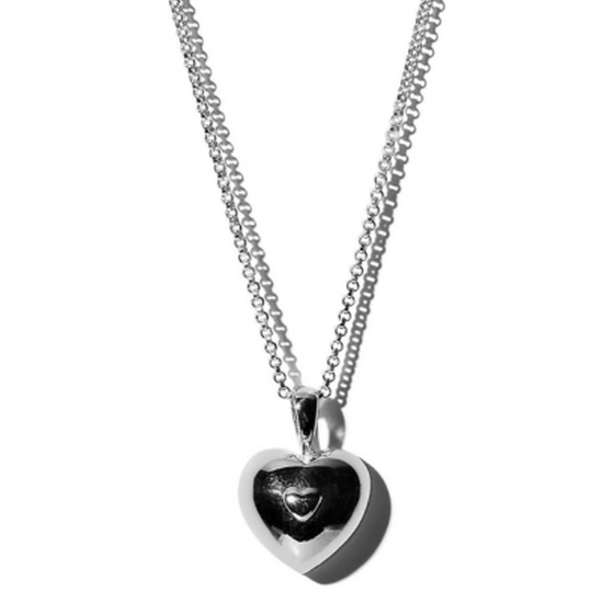 �ݵ������� VERY VINTAGE SILVER HEART PENDANT NECKLACE 20440045