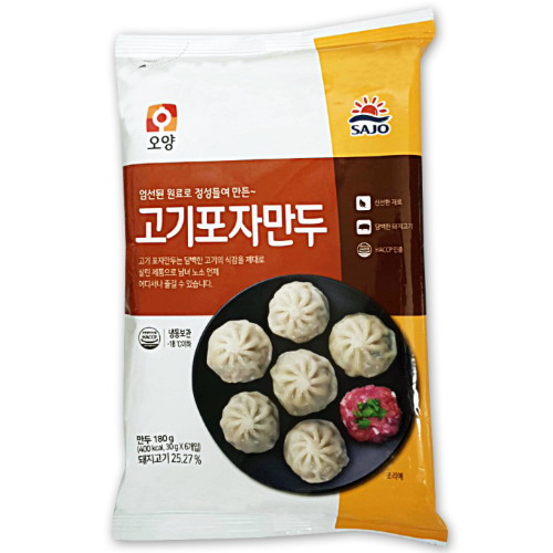 사조오양 사조 고기포자만두 180g (50개)