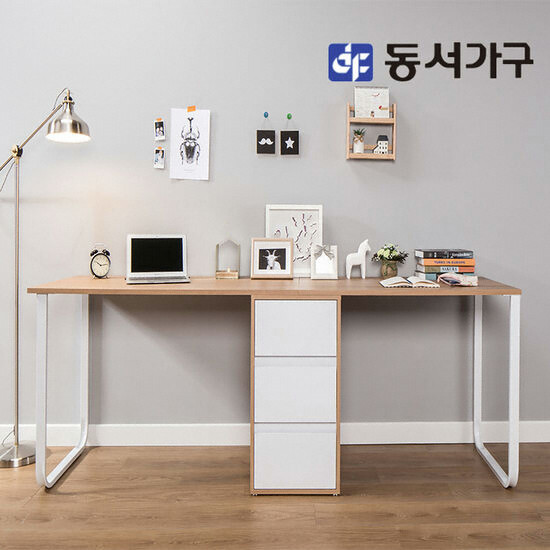 네오 그레이드 2인용 책상