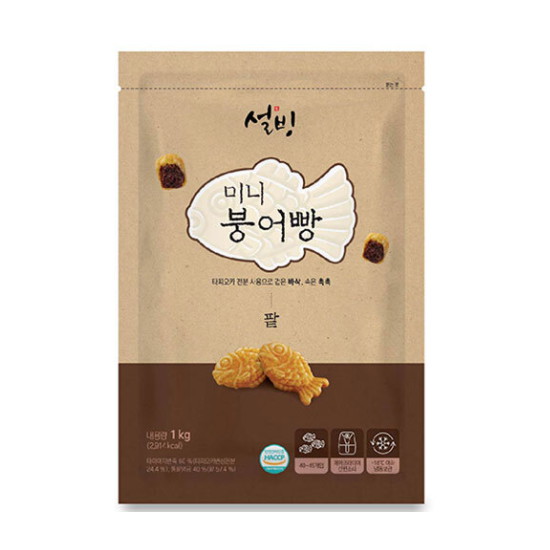 설빙 미니 붕어빵 단팥 1kg (2개)_이미지