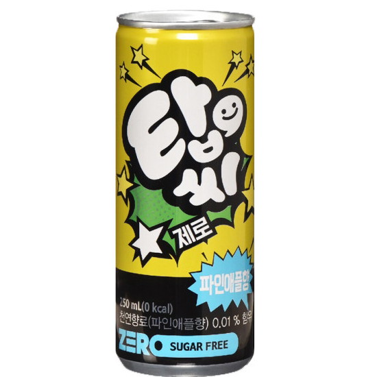 일화 탑씨 제로 파인애플 250ml