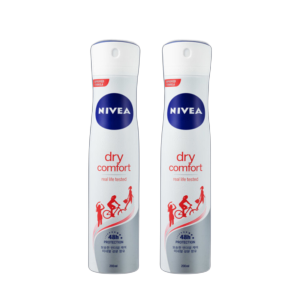 니베아 데오드란트 스프레이 드라이 콤포트 200ml (2개)