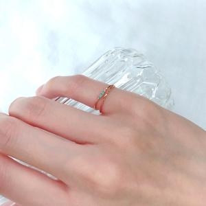 커플레인 커플레인  블루스톤 14K 새끼 손가락 반지 R14SW069